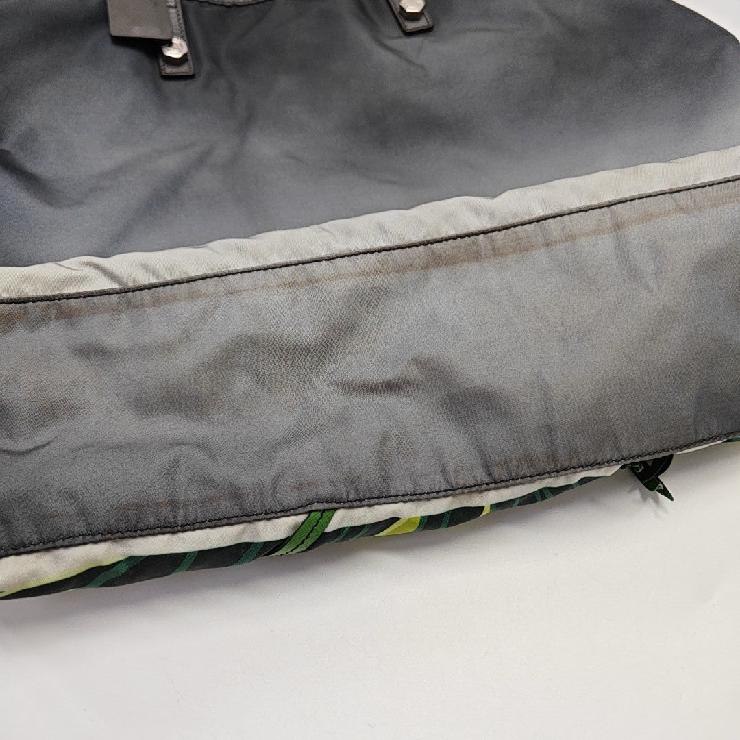 Nylon Top Handle Bag Multicolor