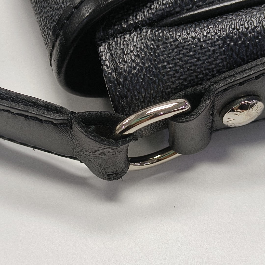 DANIEL Damier Graphite Coated Canvas Gray