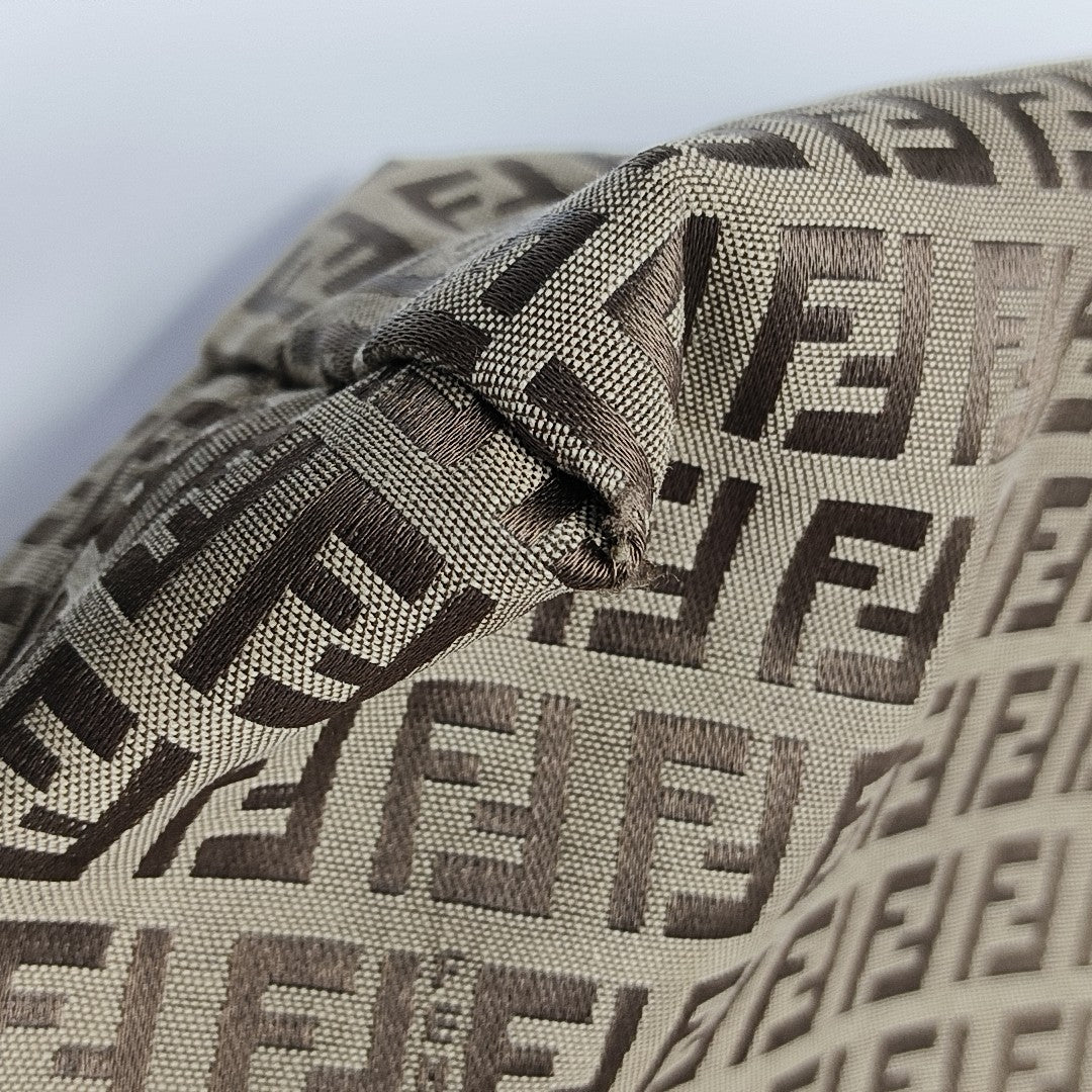 Canvas Top Handle Bag Brown