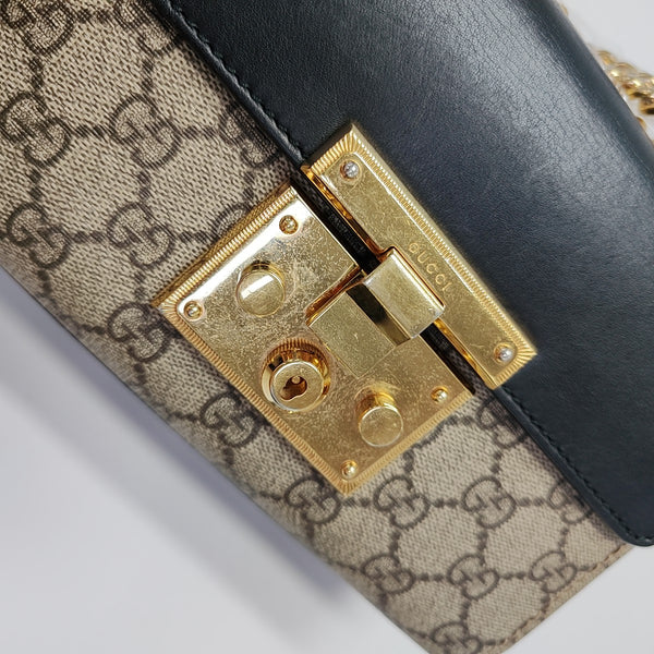 Padlock Small Monogram Coated Canvas Multicolor