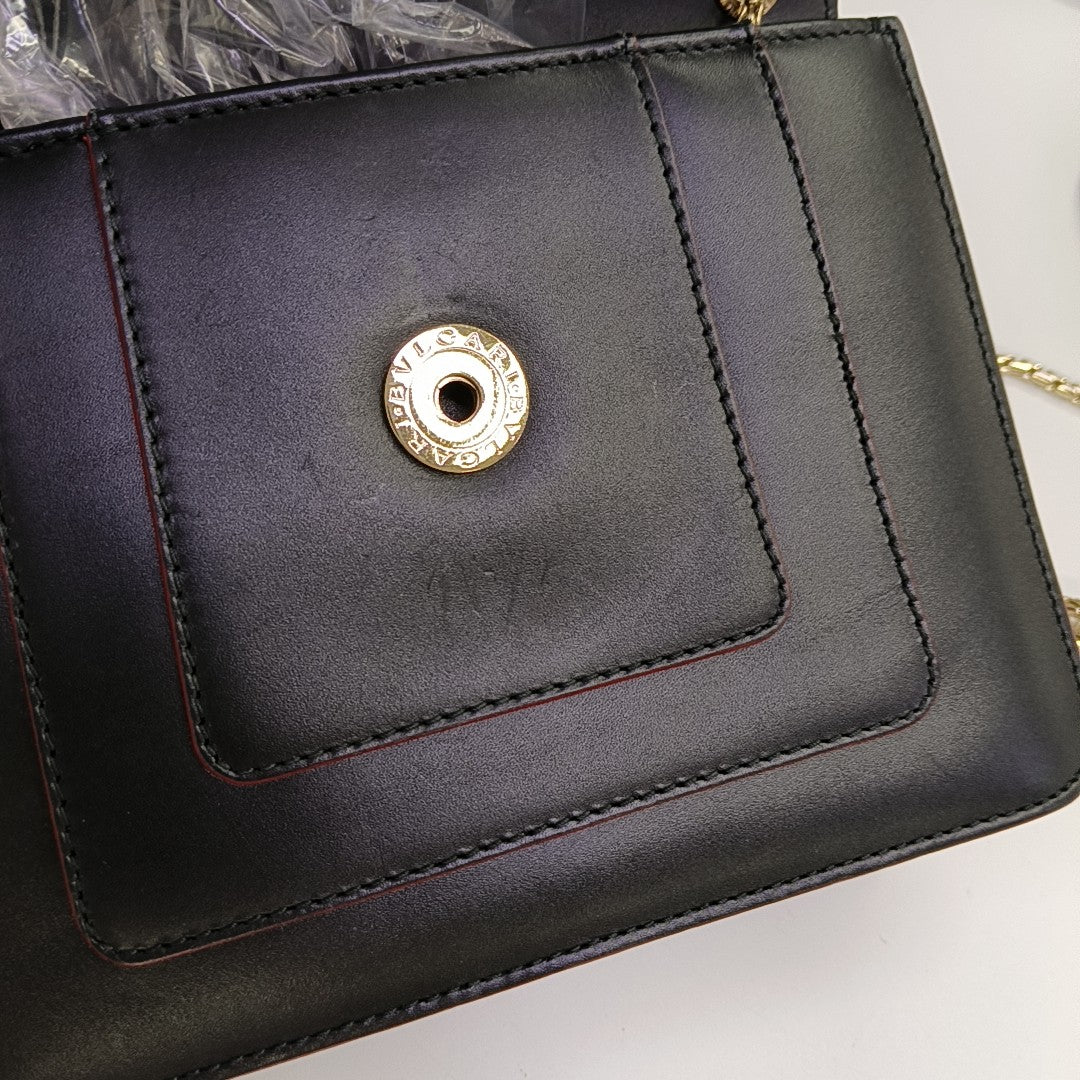 SERPENTI FOREVER Small Calfskin Black