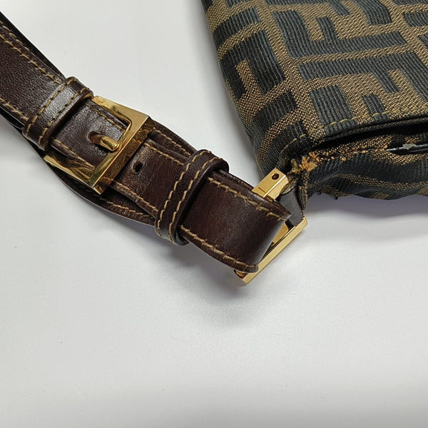 Bolso Bandolera de Lona Marrón