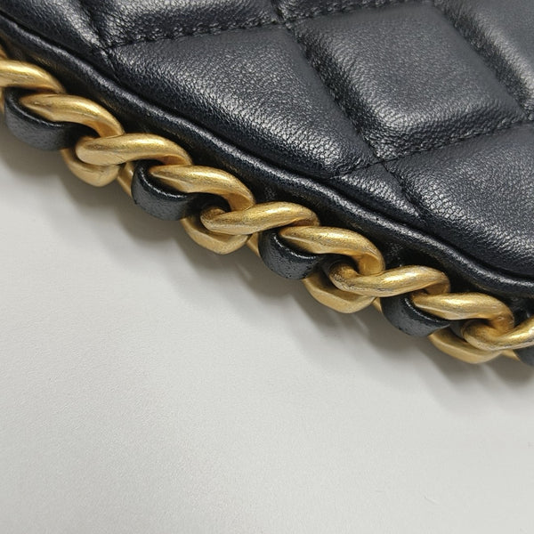 HOBO Small Quilted Lambskin Black