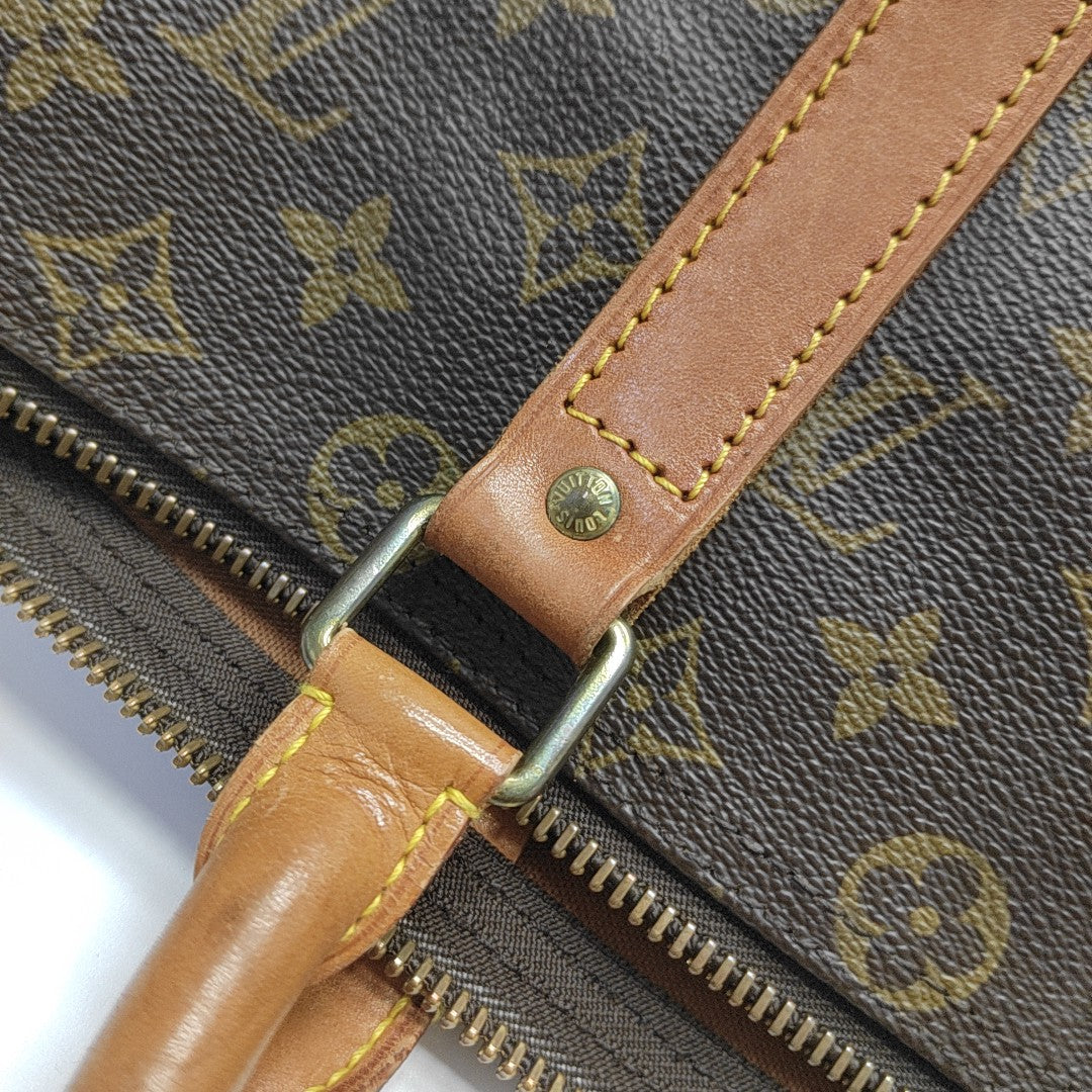 SAC SOUPLE 45 Monogram Coated Canvas Brown