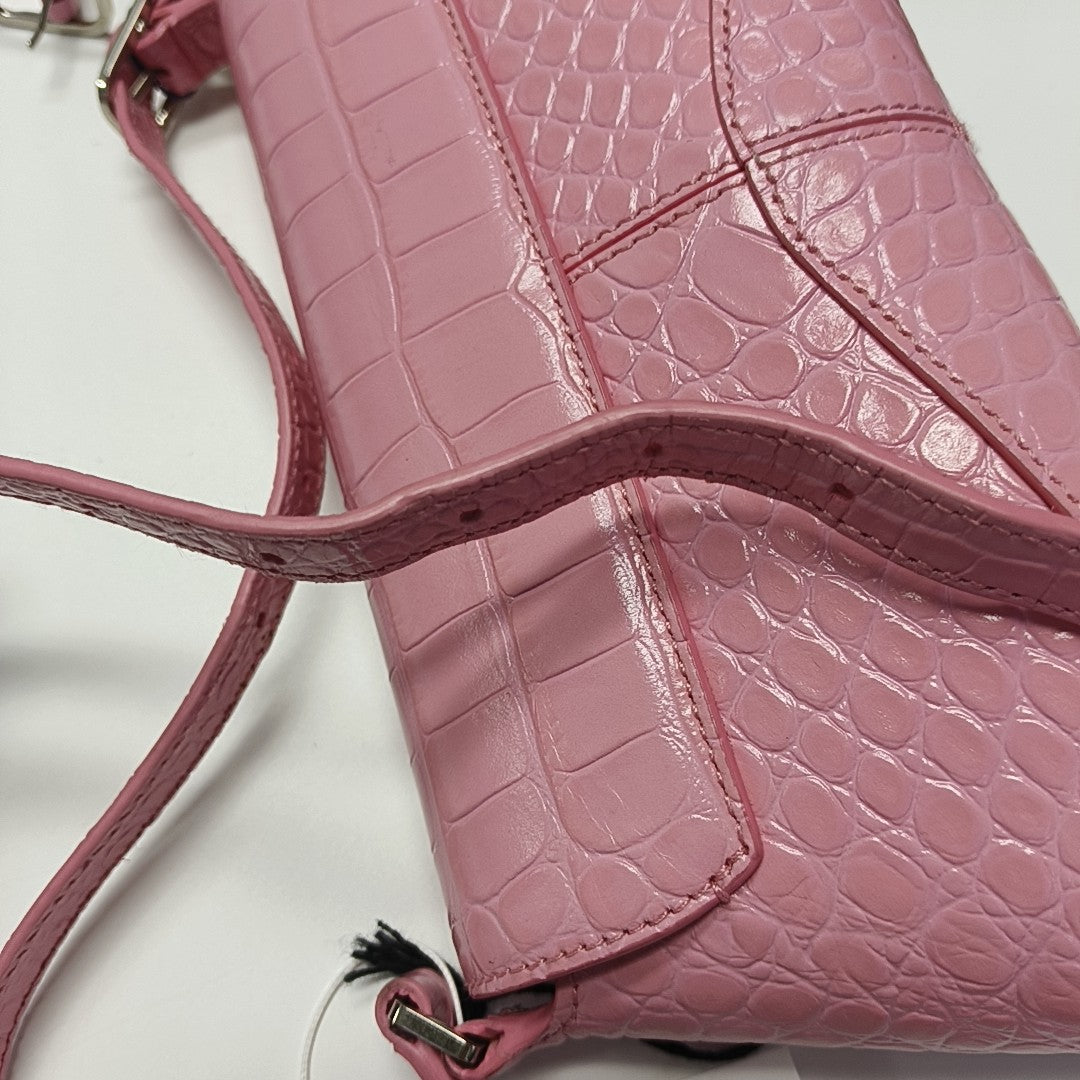 Calfskin Shoulder Bag Pink