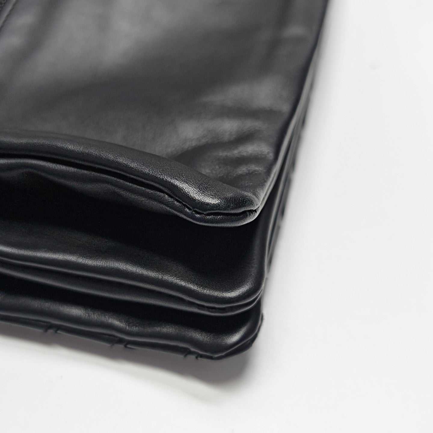 Calfskin Shoulder Bag Black