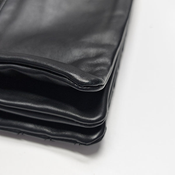 Calfskin Shoulder Bag Black