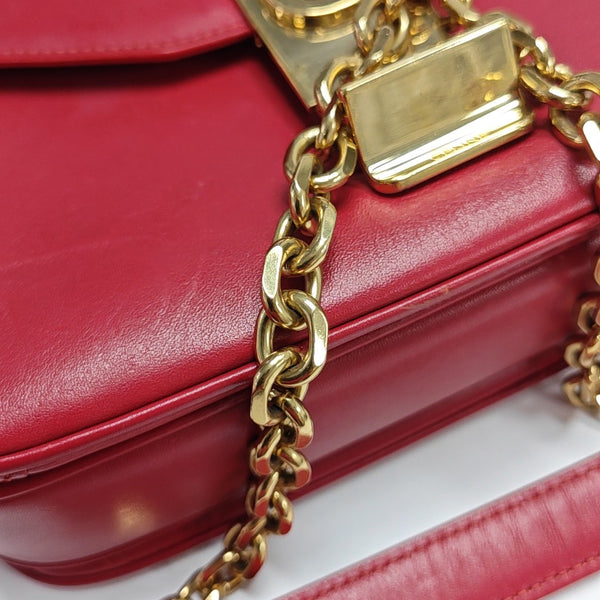 C Medium Calfskin Red