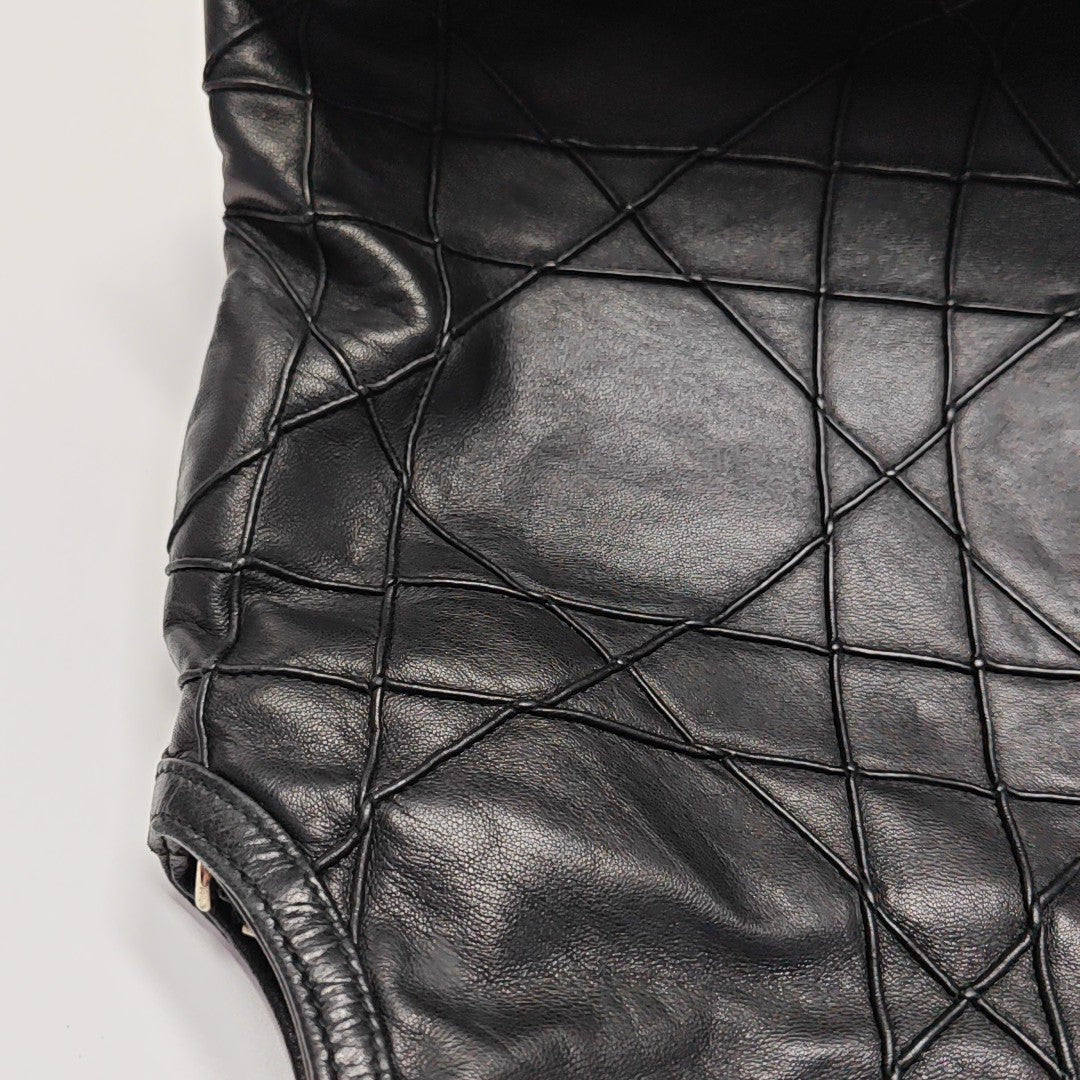 Granville Quilted Lambskin Black