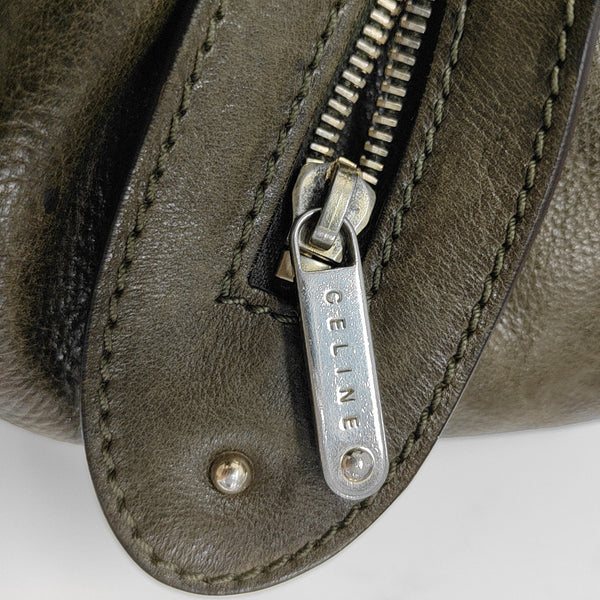 Calfskin Top Handle Bag Green
