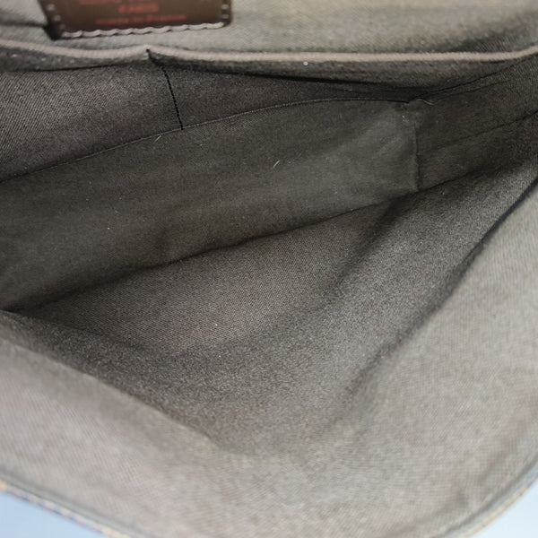 BROOKLYN Damier Ebene Coated Canvas Brown