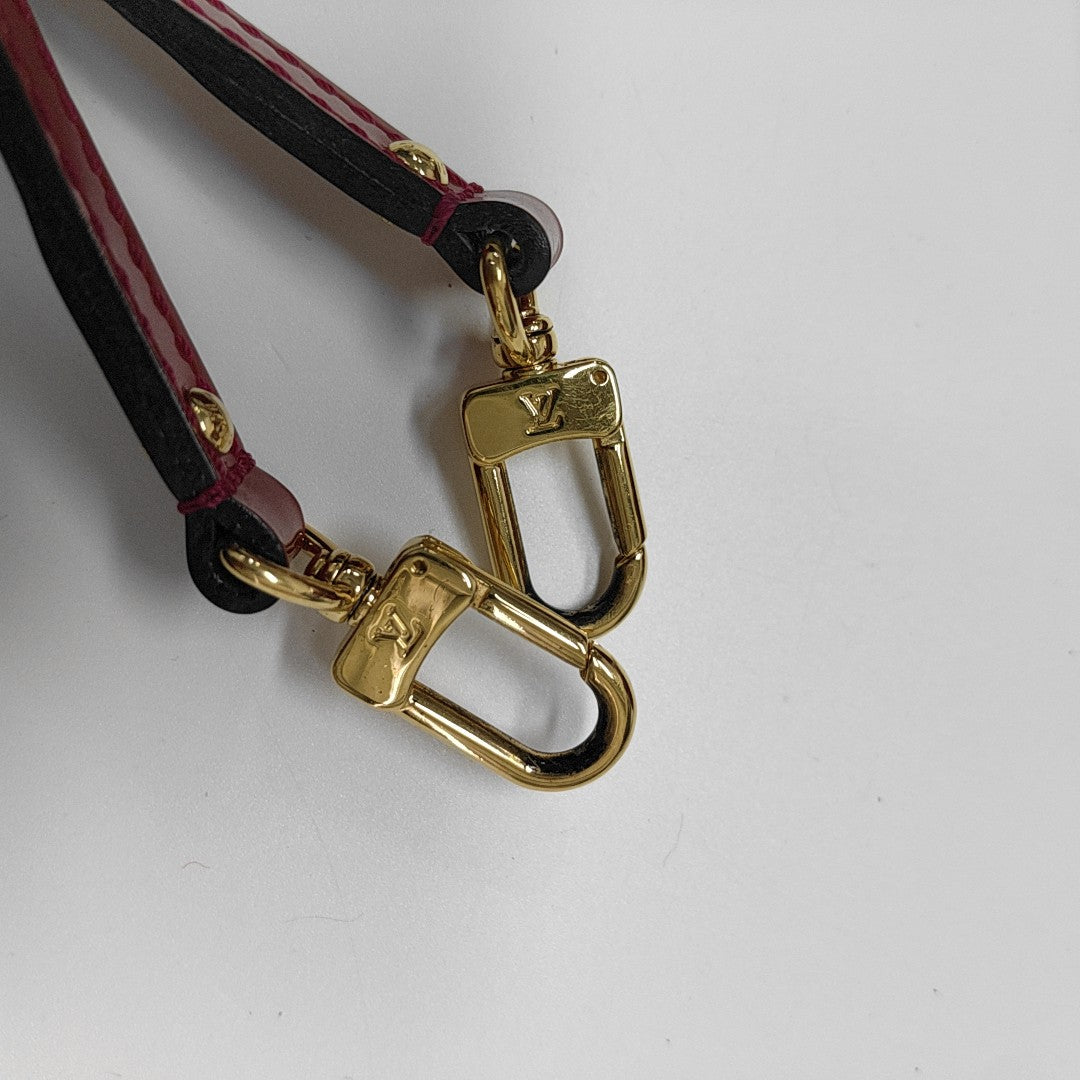 ALMA BB Monogram Patent Leather Red