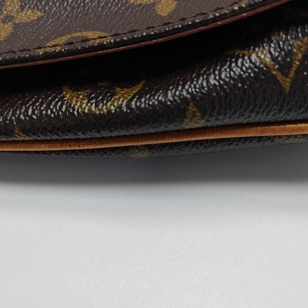 MUSETTE TANGO Monogram Coated Canvas Brown