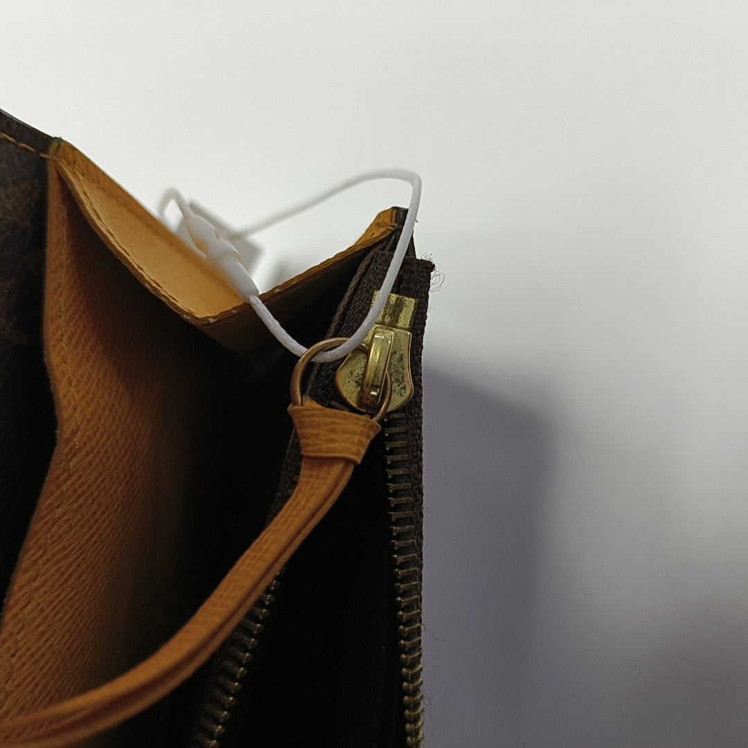 EMILIE Monogram Coated Canvas Brown Wallet
