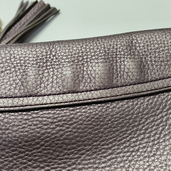 Soho Medium Quilted Calfskin Purple