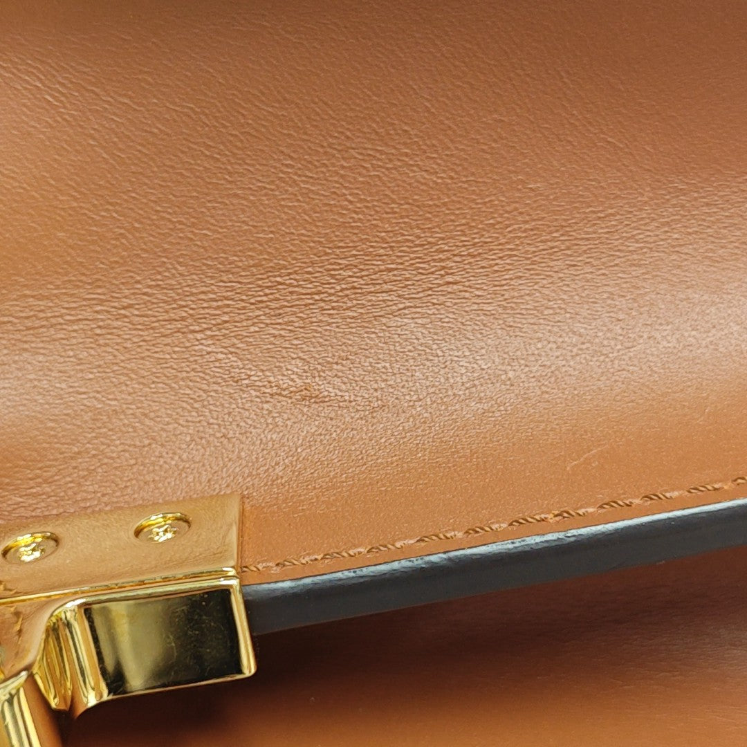 DAUPHINE Mini Monogram Coated Canvas Brown