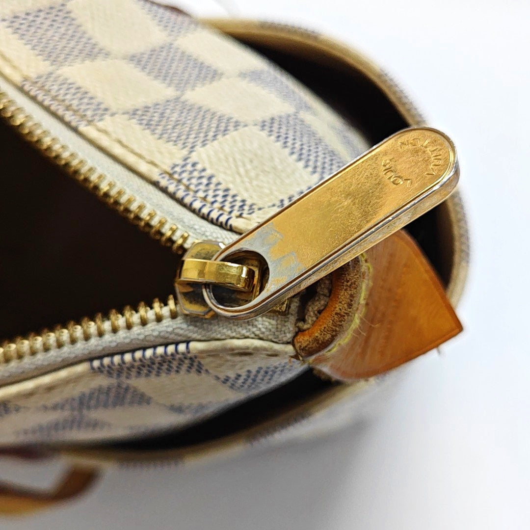 TOTALMENTE Lona revestida Damier Azur Blanca