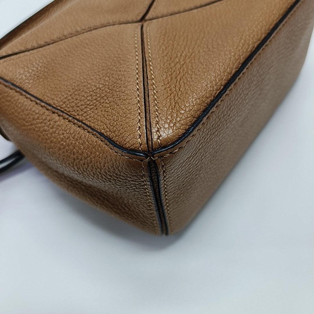 Puzzle Mini Calfskin Brown