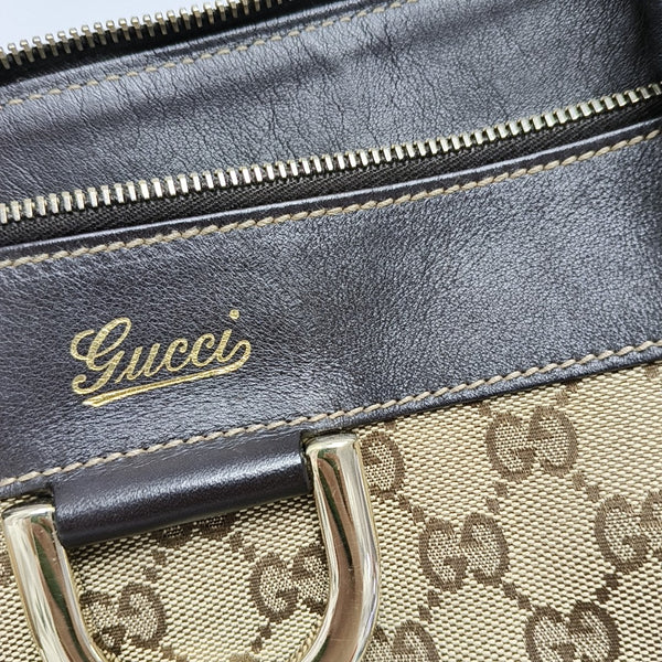 Abbey Monogram Canvas Beige