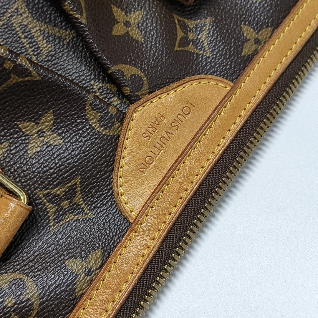 PALERMO PM Monogram Coated Canvas Brown