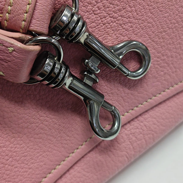 Calfskin Shoulder Bag Pink