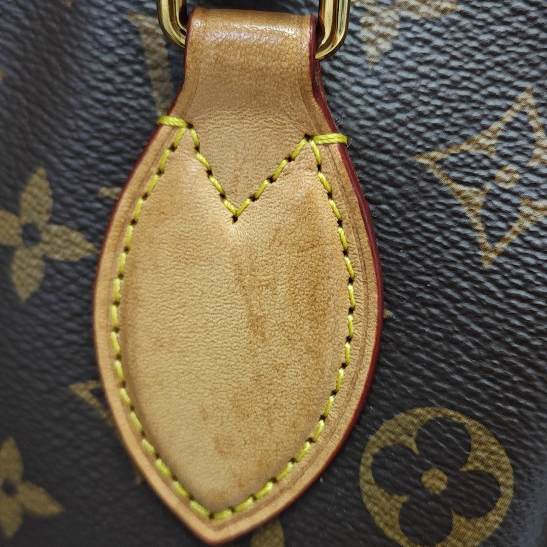 BOETIE PM Monogram Coated Canvas Brown
