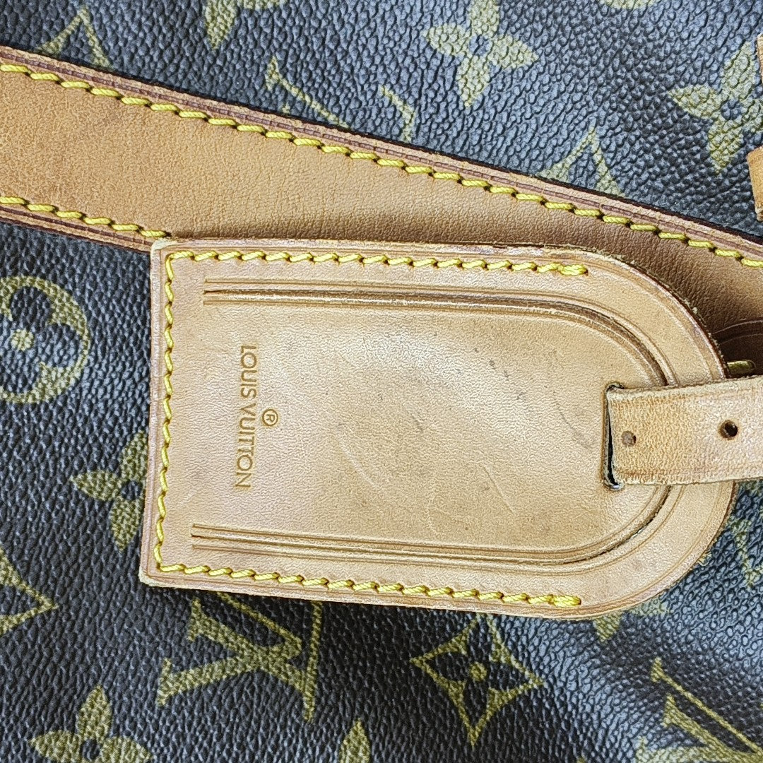SAC SOUPLE 55 Monogram Coated Canvas Brown
