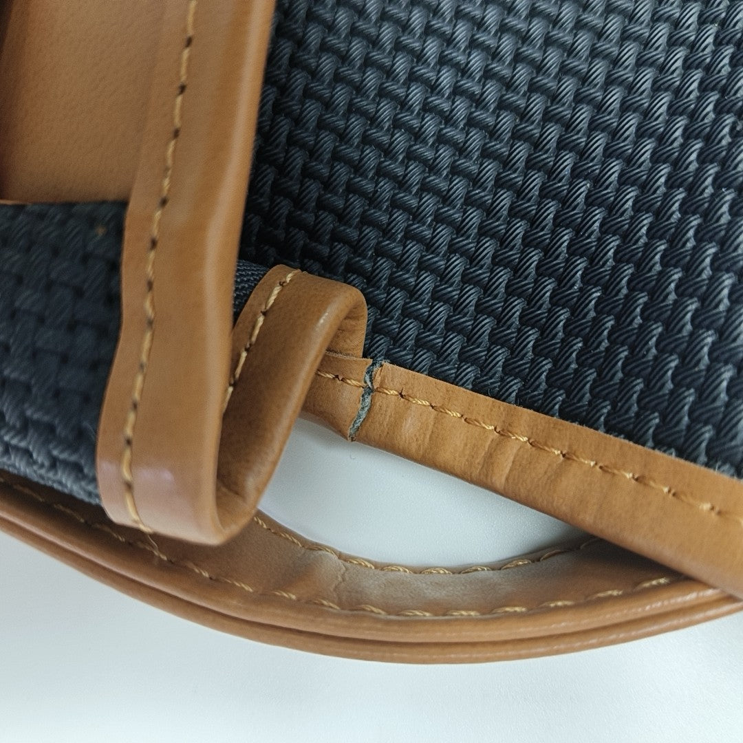 Fabric Shoulder Bag Black