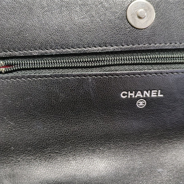 CHANEL 19 Small Quilted Lambskin Black