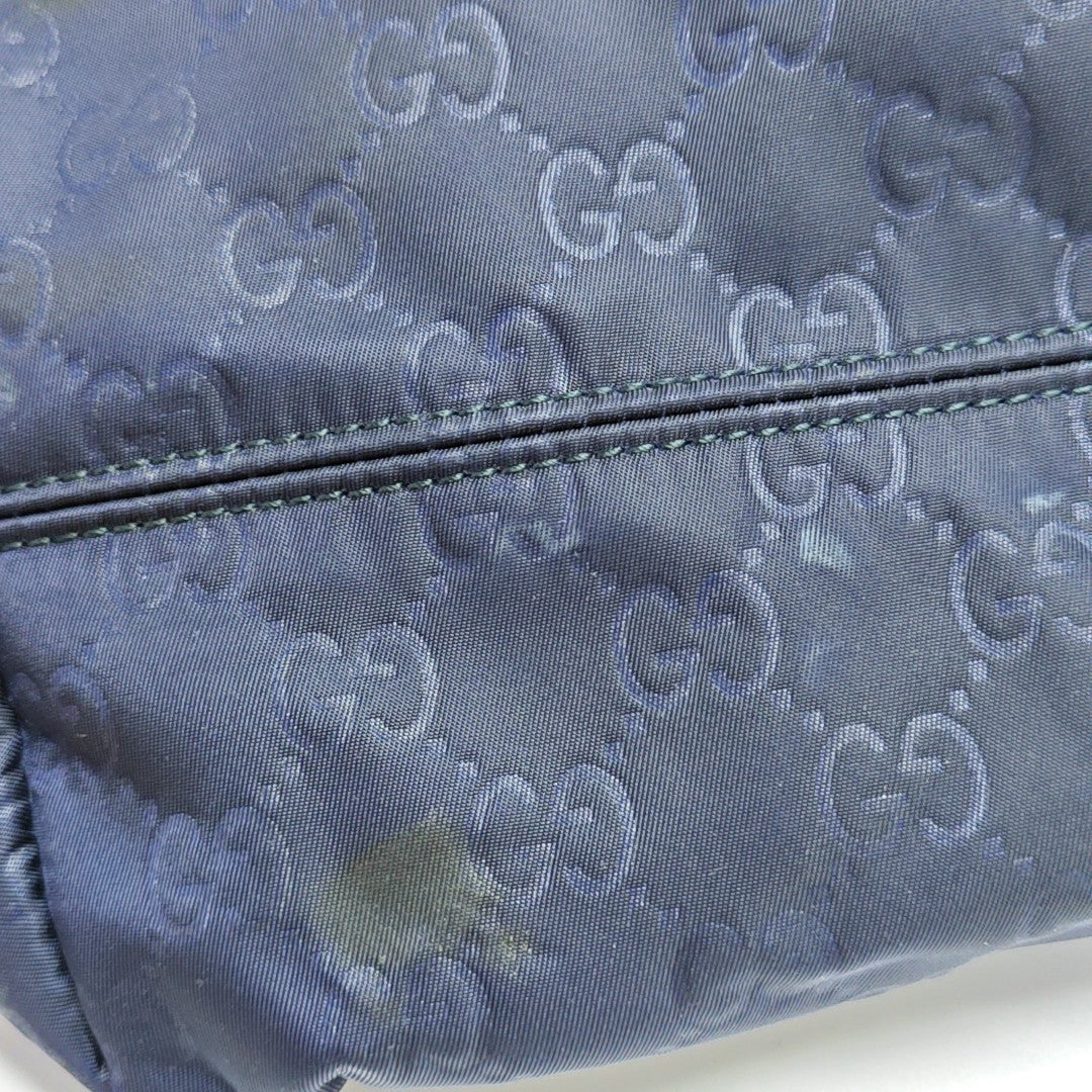 Monogram Nylon Tote Bag Black