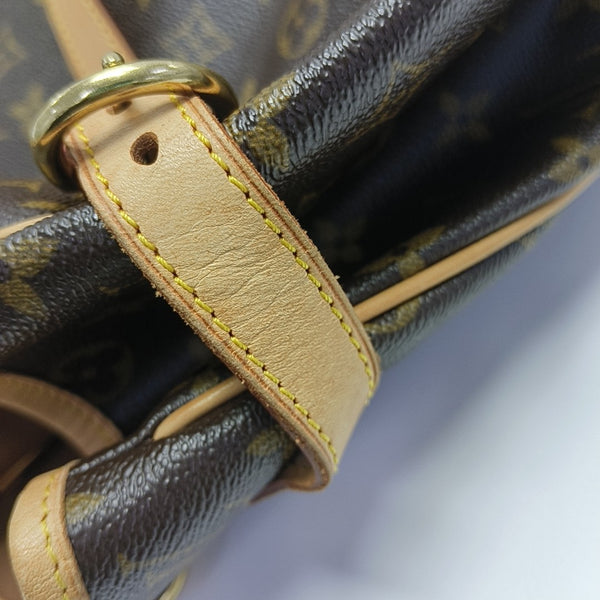 BATIGNOLLES MM Monogram Coated Canvas Brown