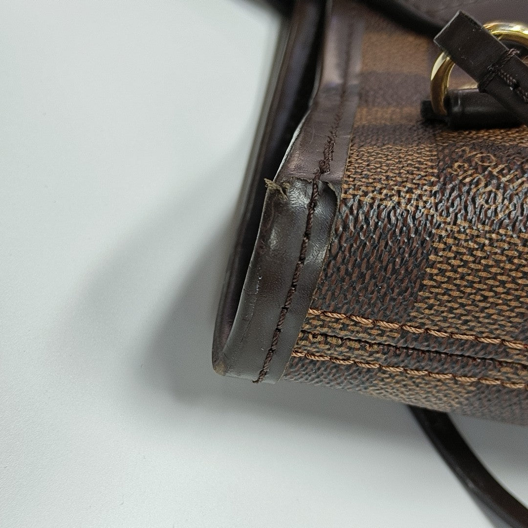 NEVERFULL PM Damier Ebene Coated Canvas Brown