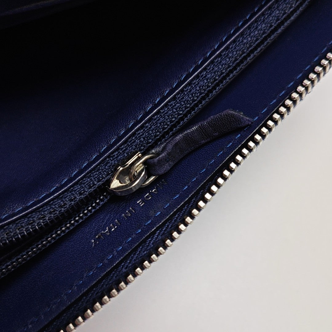 Quilted Calfskin Blue