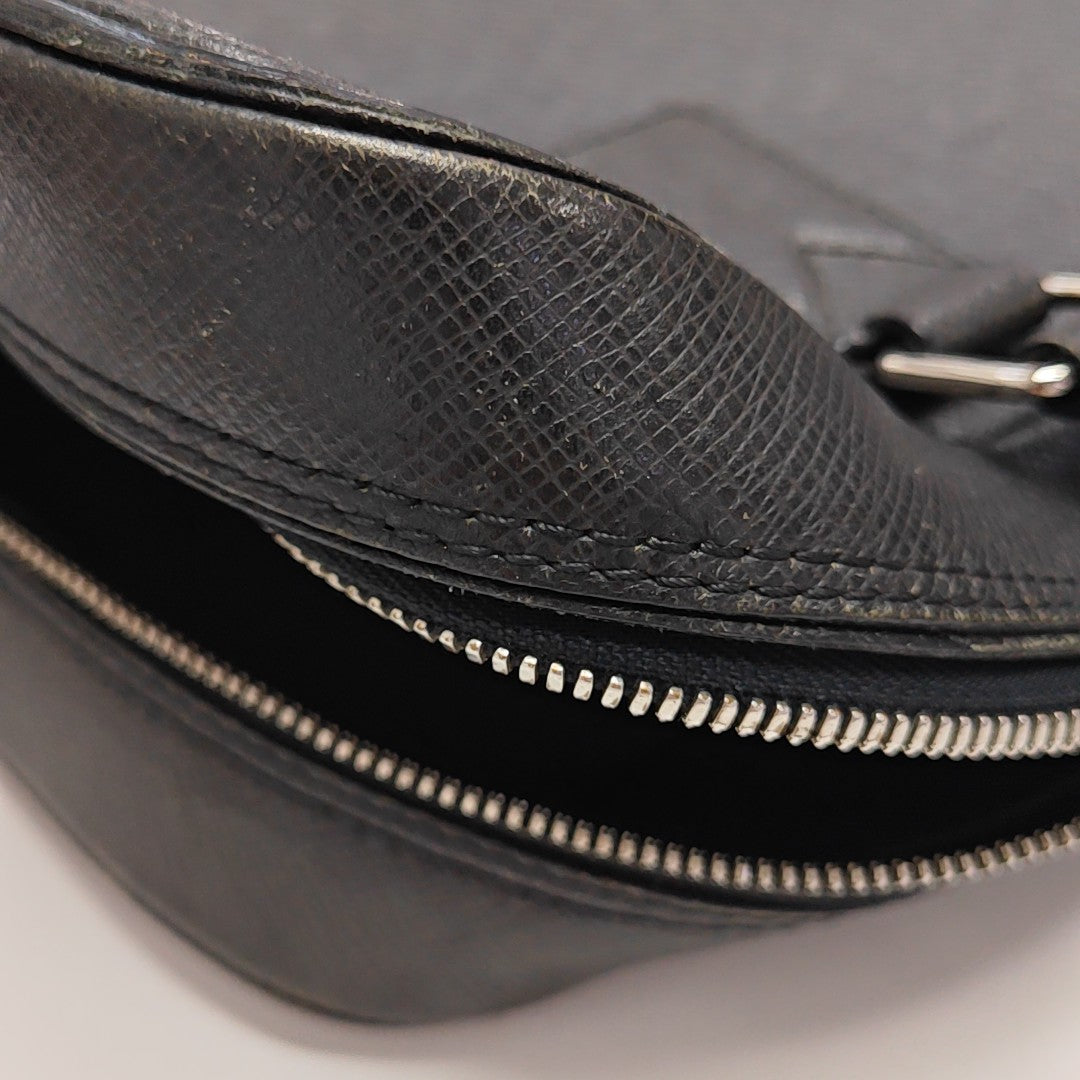 Calfskin Top Handle Bag Black