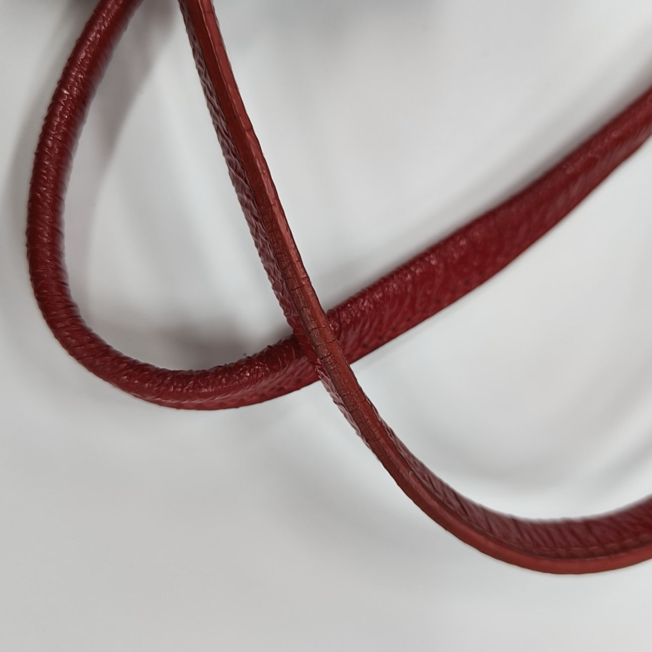 Calfskin Top Handle Bag Red