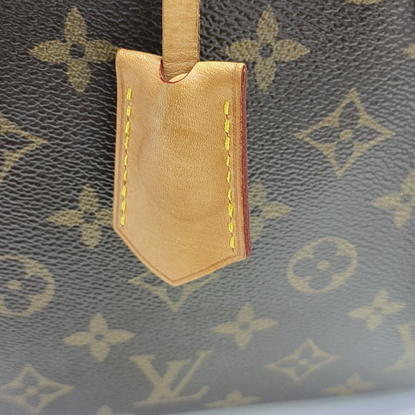 MONTAIGNE BB Monogram Coated Canvas Brown