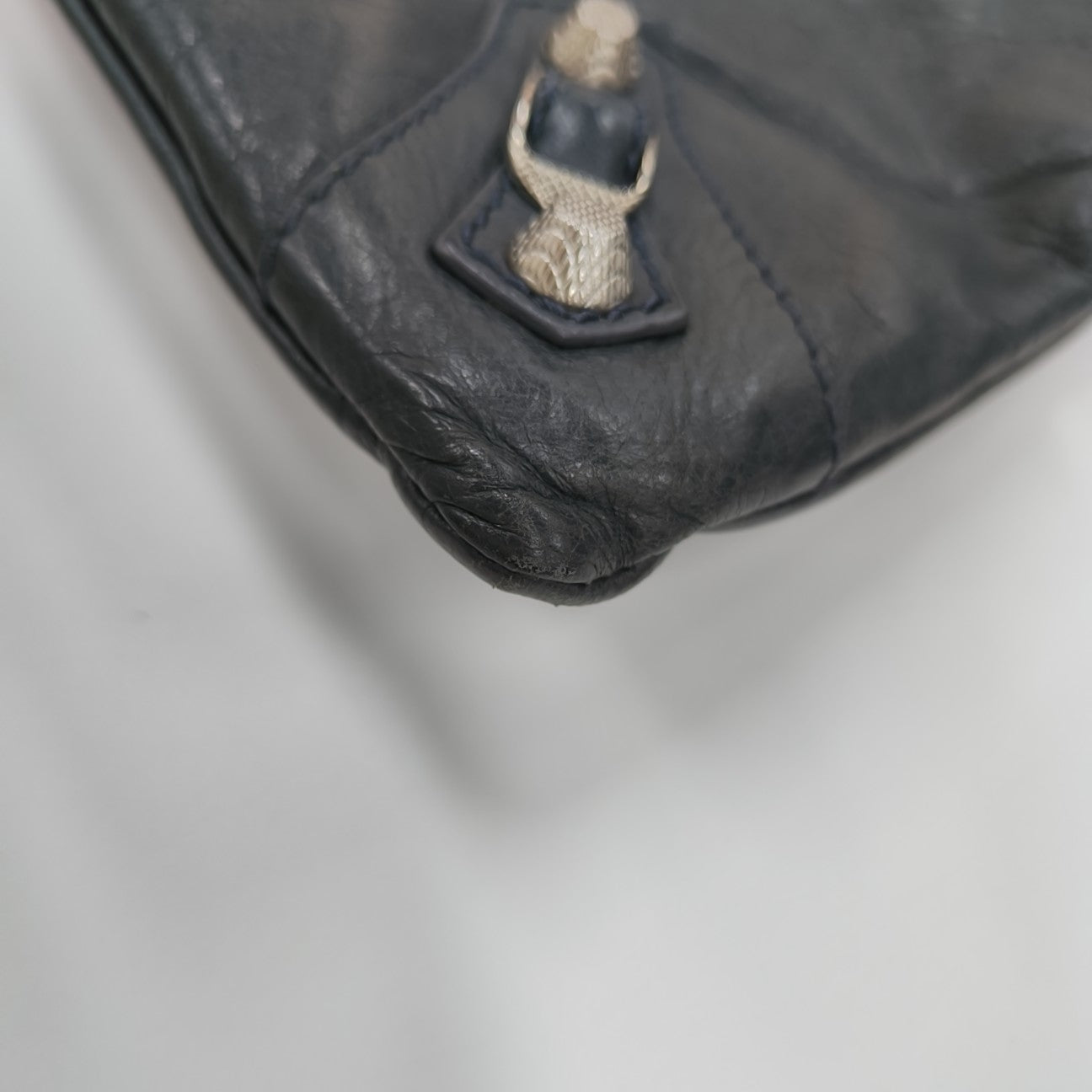 Classic City Small Lambskin Gray