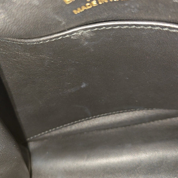 Calfskin Shoulder Bag Mini Black