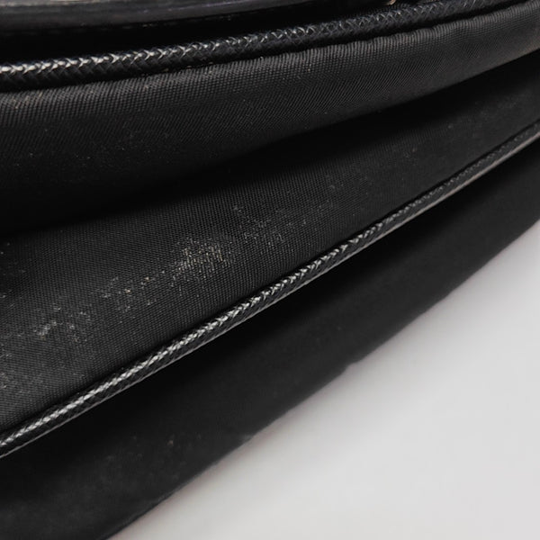 Calfskin Shoulder Bag Black