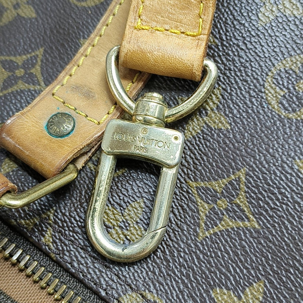 SAC SOUPLE 55 Monogram Coated Canvas Brown