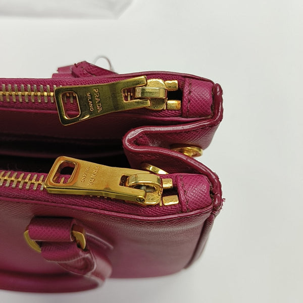 Galleria Small Calfskin Red