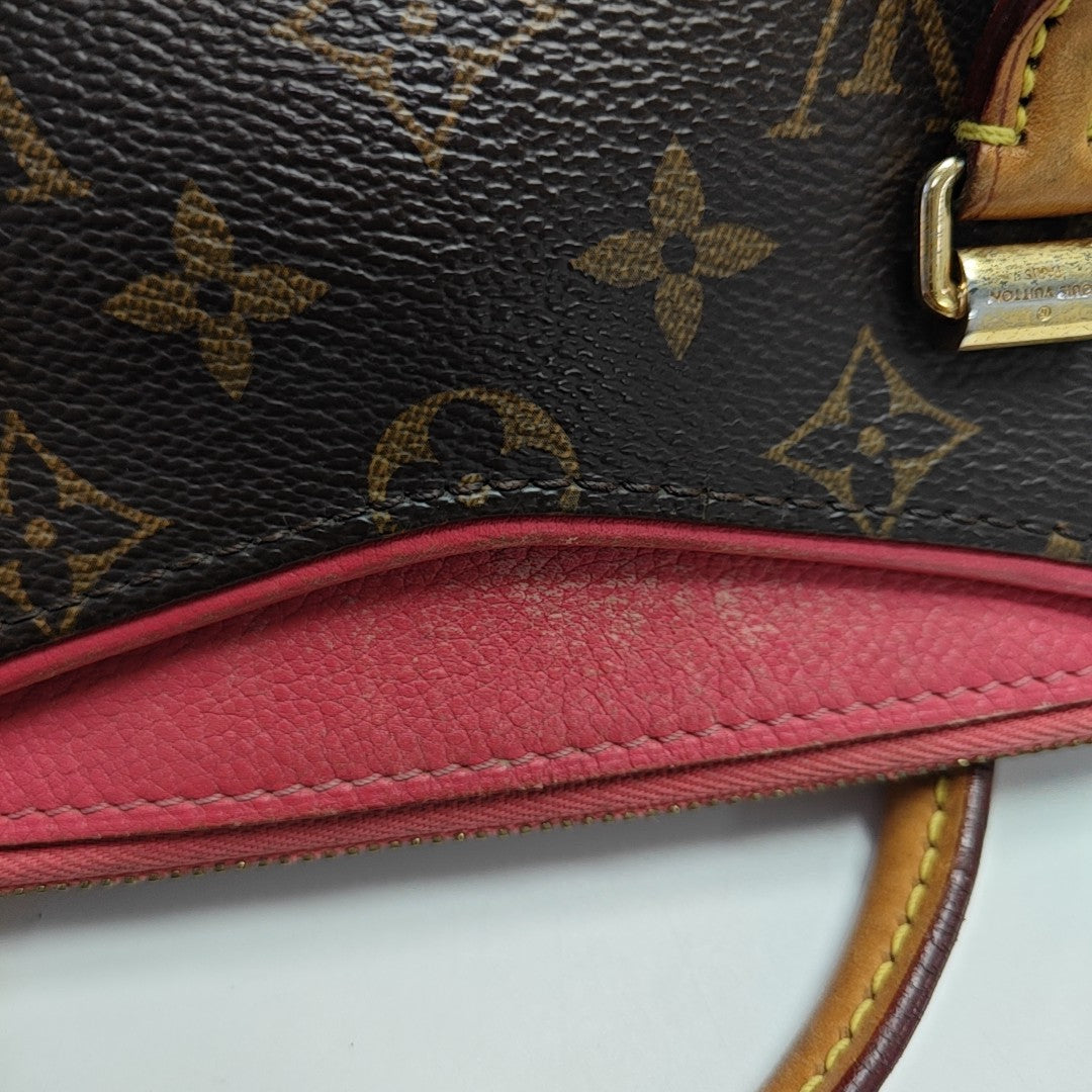 PALLAS BB Monogram Coated Canvas Brown