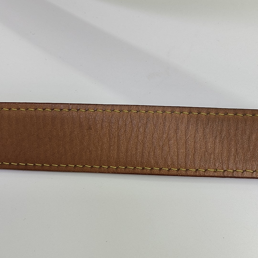 TAMBOURINE Monogram Coated Canvas Brown
