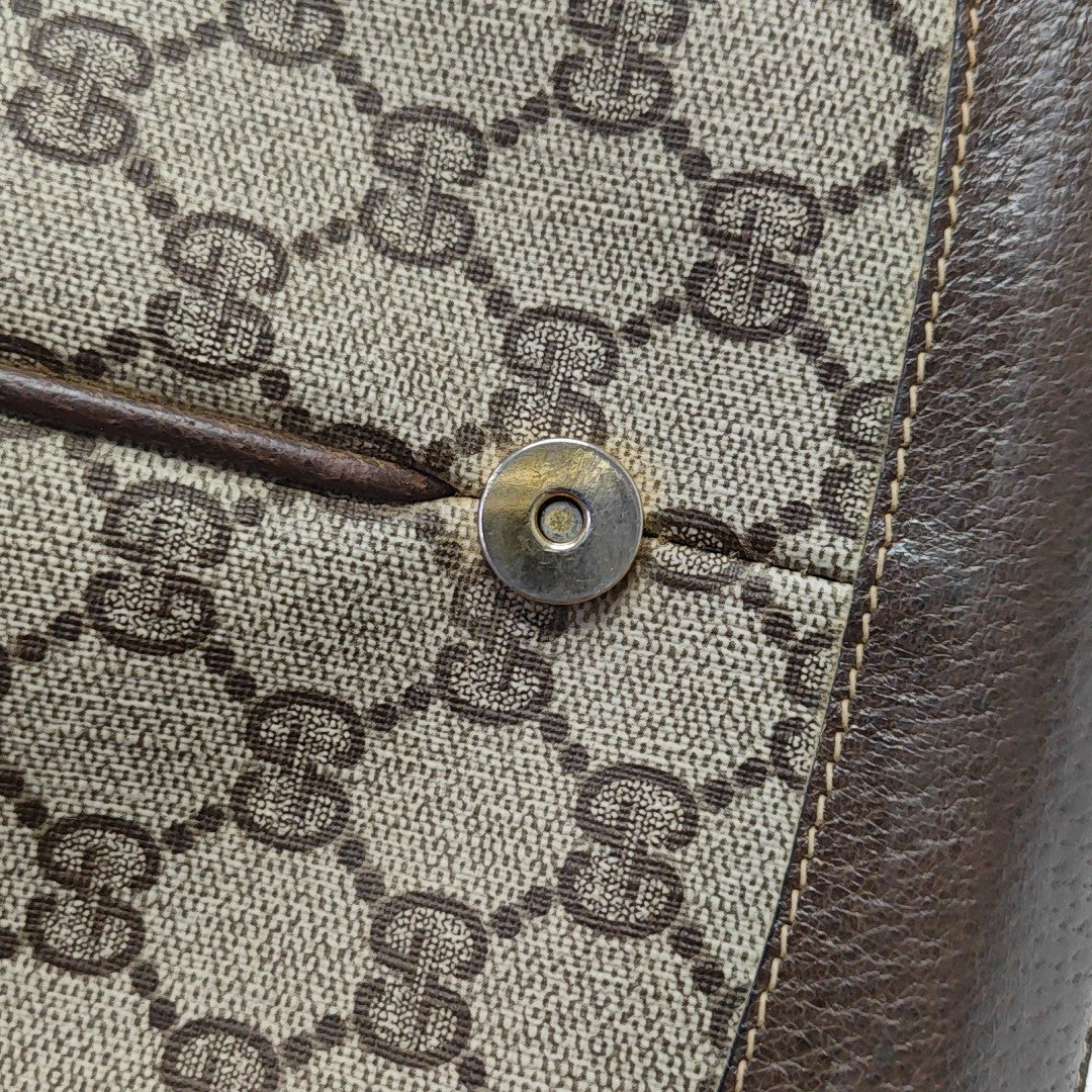 Monogram Coated Canvas Shoulder Bag Beige