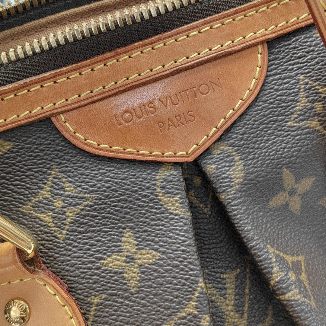 PALERMO PM Monogram Coated Canvas Brown