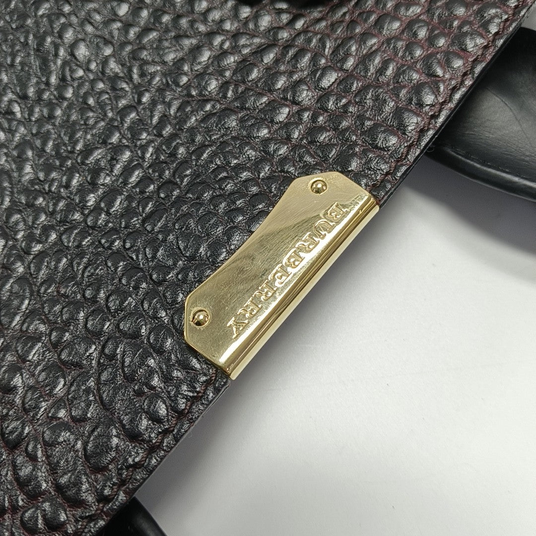 Calfskin Top Handle Bag Red