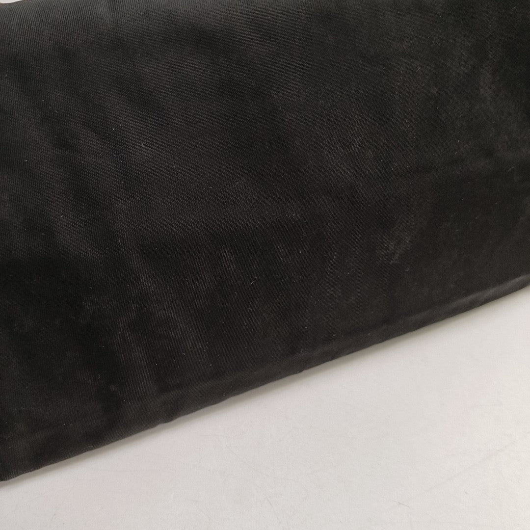 Bolso bandolera de nailon, nailon negro