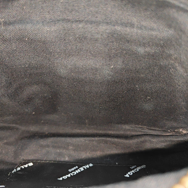 Calfskin Shoulder Bag Black