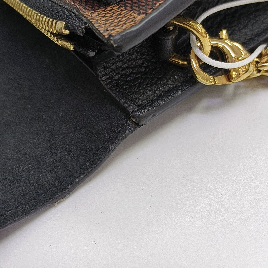 VAVIN Damier Ebene Coated Canvas Brown