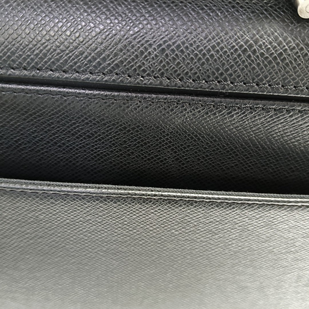 OMBRE CARTABLE Calfskin Black